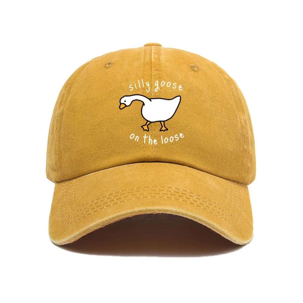 Big Goose Printed Baseball Hat