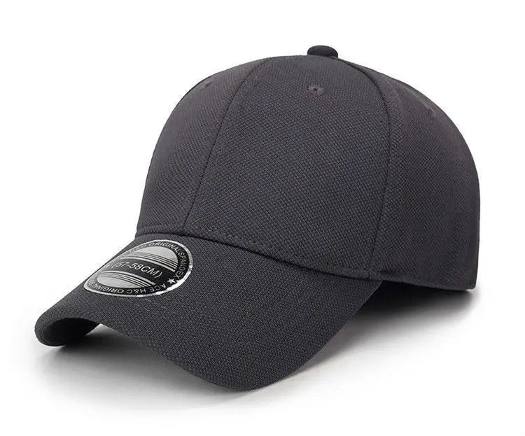New High Quality Baseball Cap Man Fitted Closed Full Cap Mesh Cap