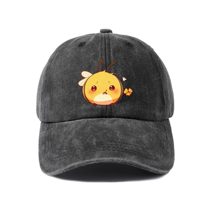 Orange Bird Vintage Washed Baseball Cap