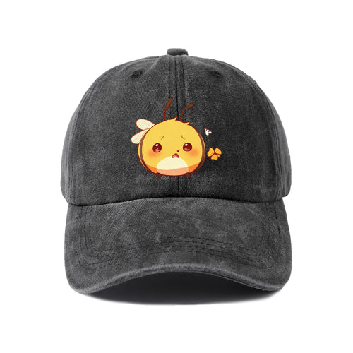 Orange Bird Vintage Washed Baseball Cap