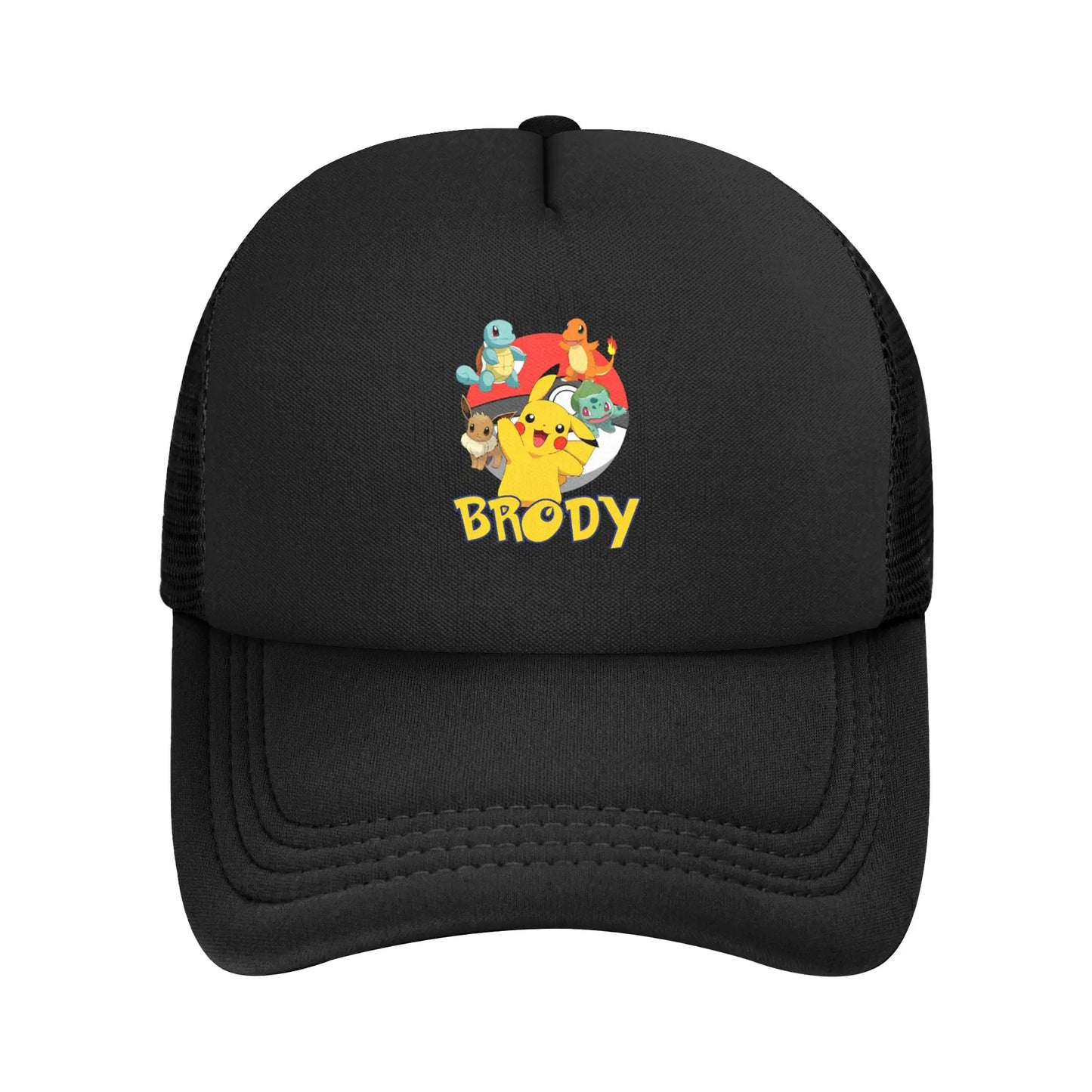 Pokemoned Charmander Mesh Baseball Caps