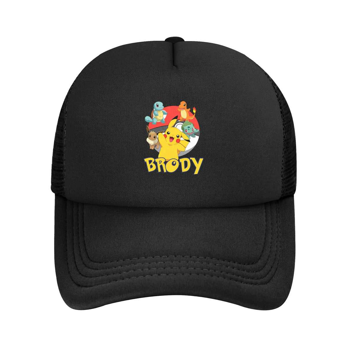 Pokemoned Ghost Gengar Pokeball Pikachu Anime Baseball Cap