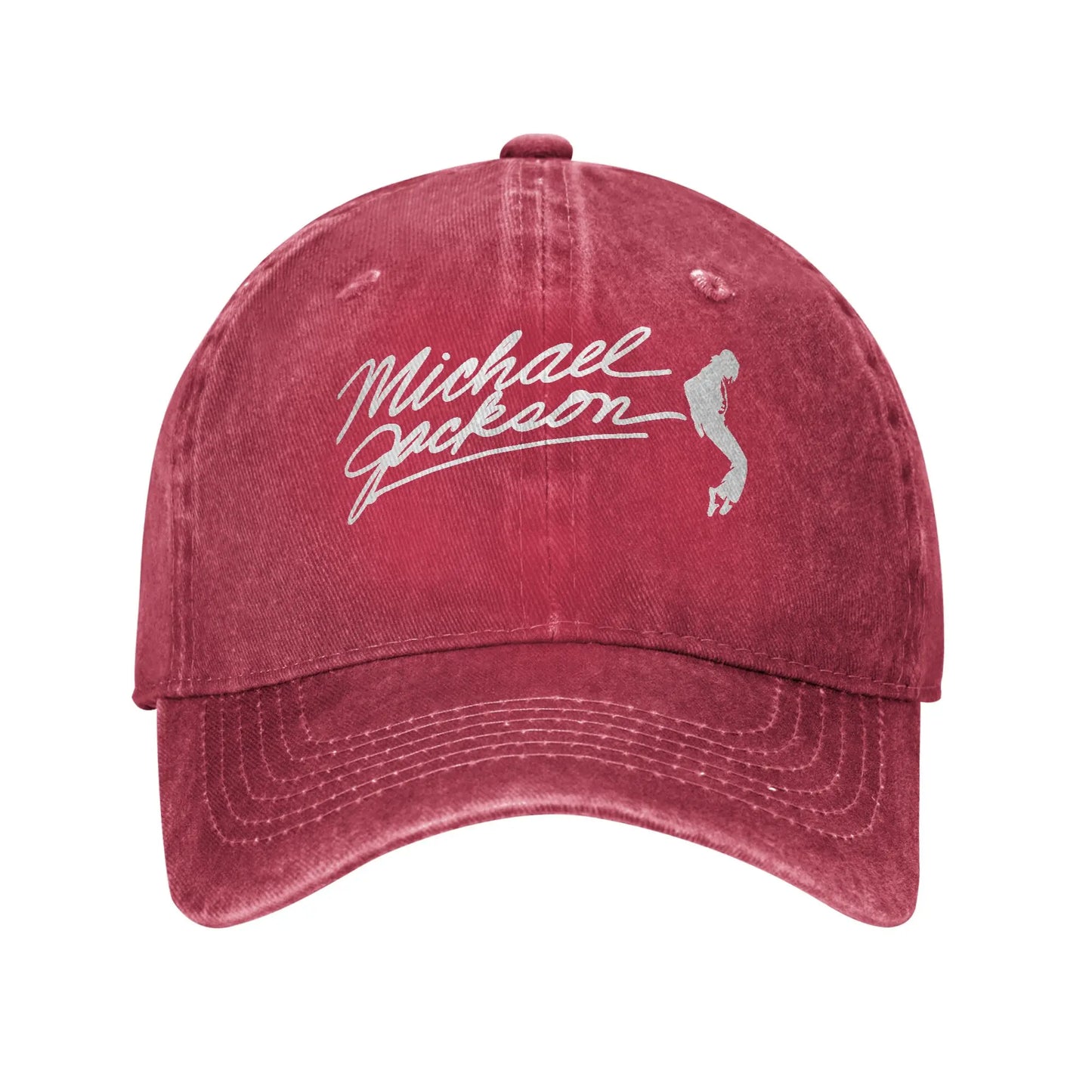 Washed Baseball Cap MJ Bad Album Summer