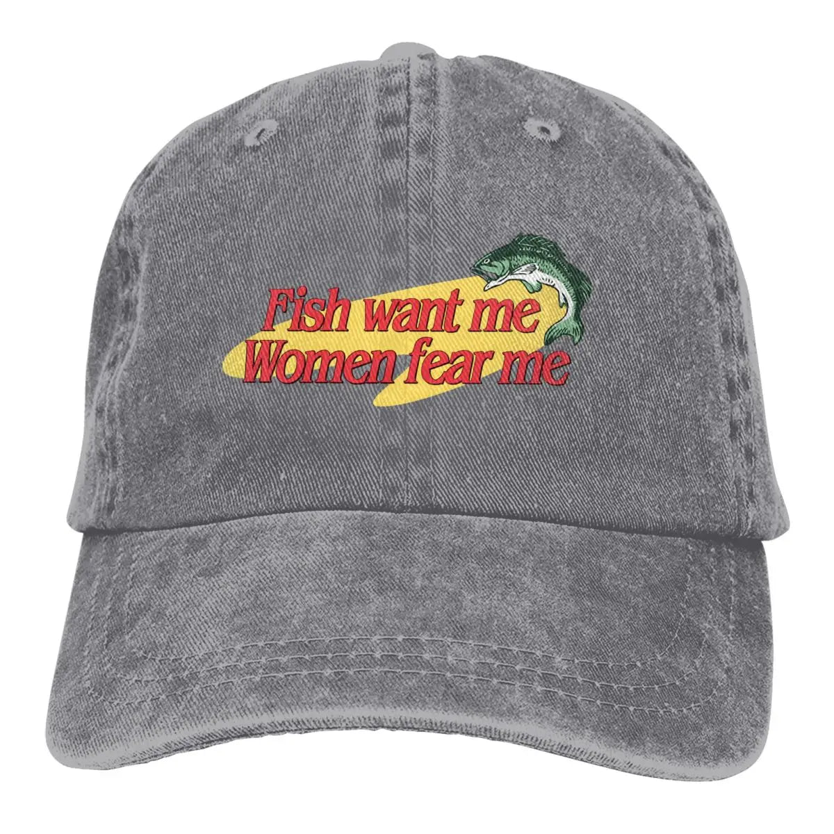 Fish Want Me Women Fear Me Classic Baseball Caps