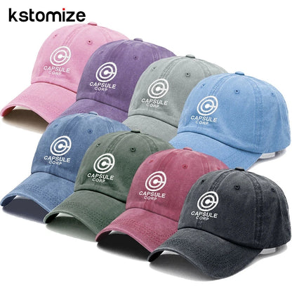 New Ball Dad Hat Anime Song Washed Cotton Embroidery Baseball Caps