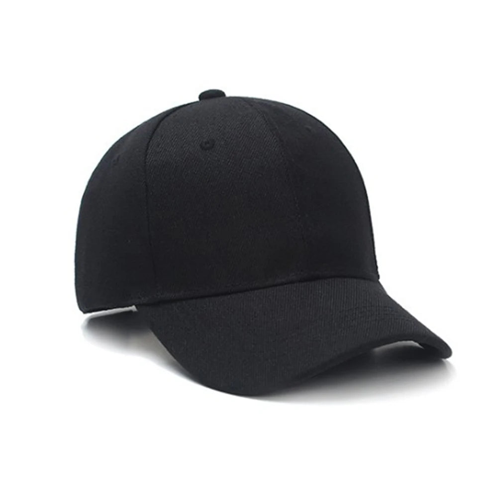 Solid Color Baseball Caps For Women Men Summer Sun Hats