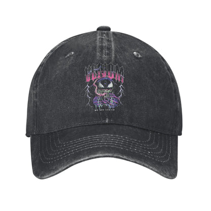 Black Spider Web in Action Men Women Baseball Caps