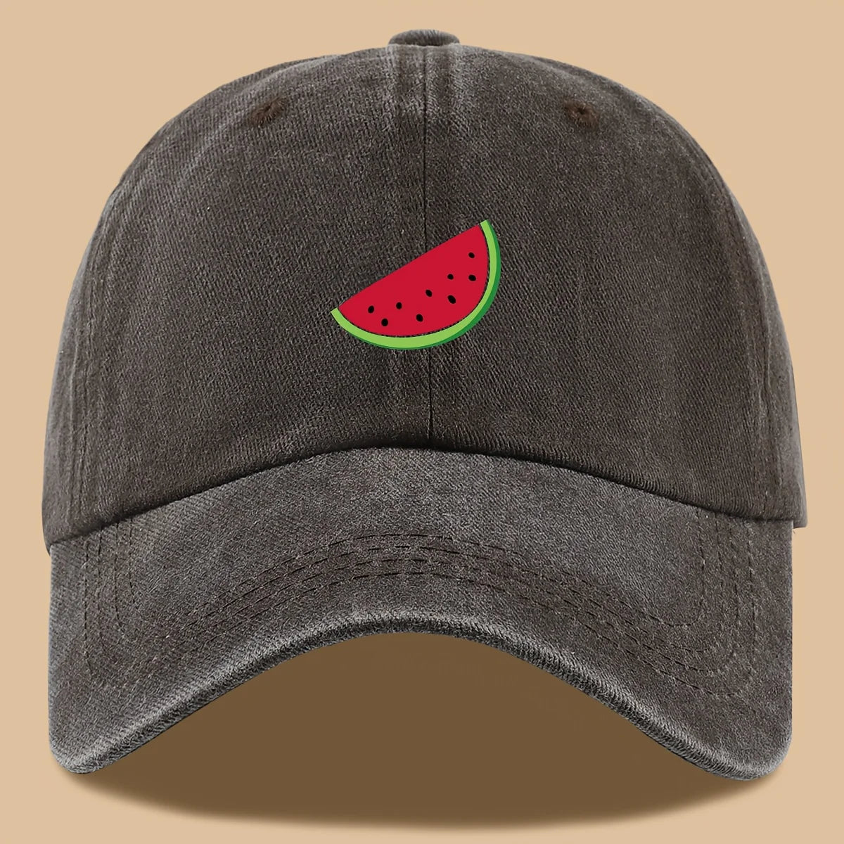 Watermelon Print Baseball Cap