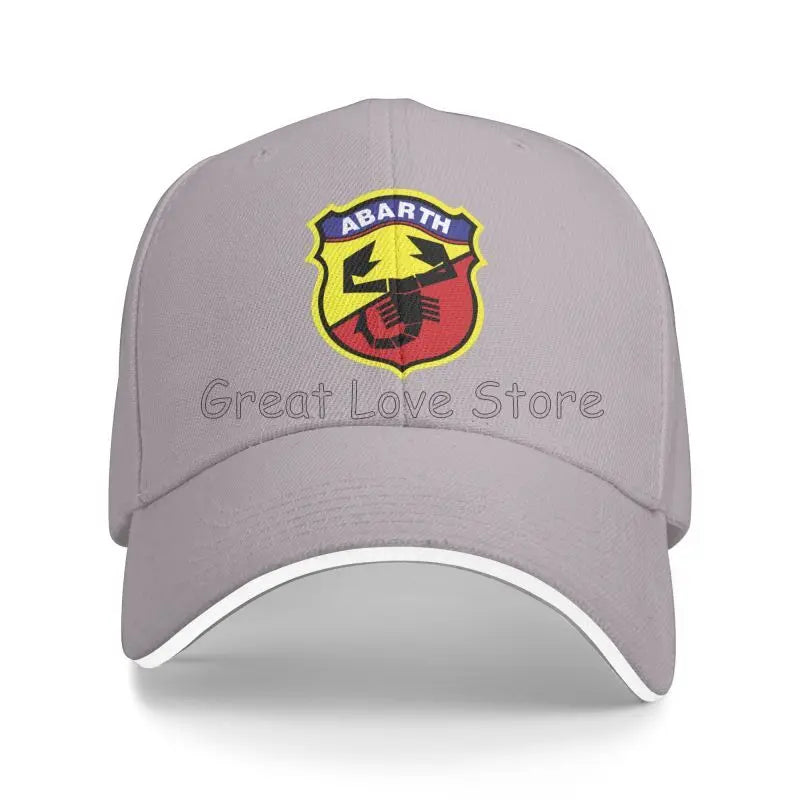 Custom Abarth C Print Sandwich Baseball Cap Dad Hat Golf
