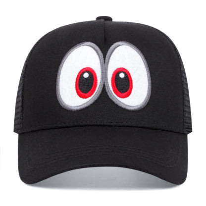 Cute Big Eyes 3D Printing Women Men Baseball Cap