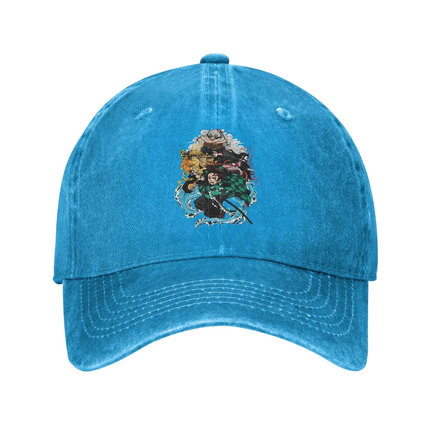 Pure Color Dad Hats Tanjiro Baseball Caps Demon Slayer