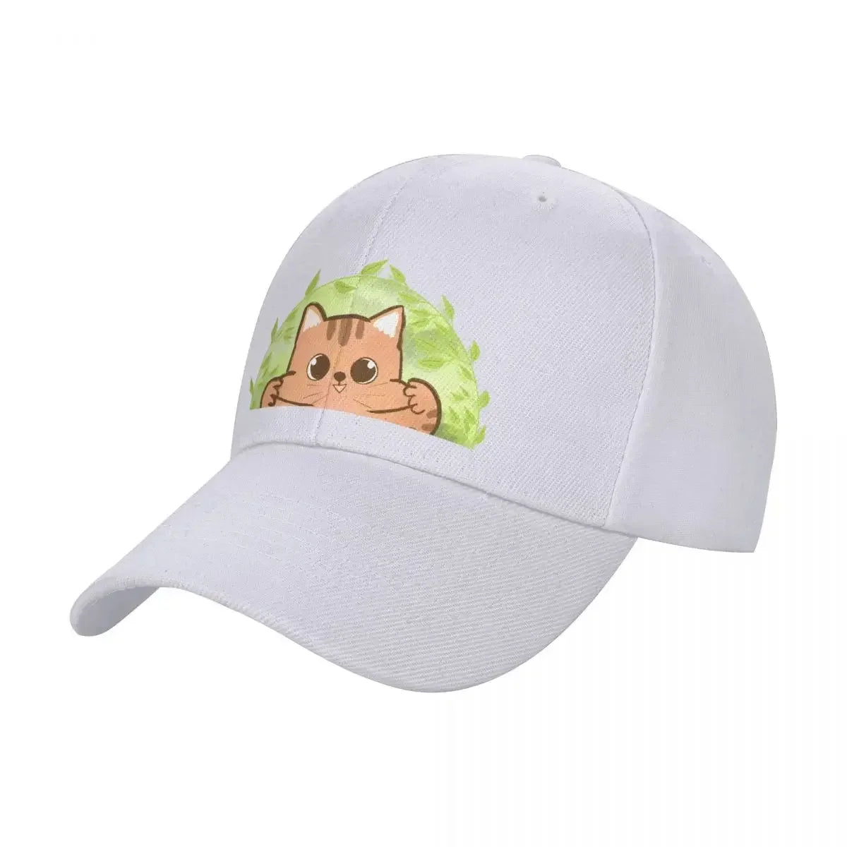 A Cat in the Night Baseball Cap