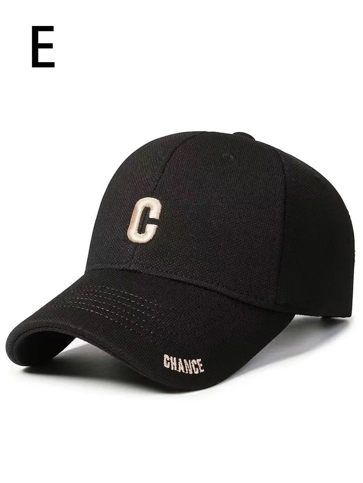 Retro Letter C Cotton Baseball Cap
