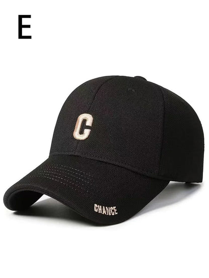 Retro Letter C Cotton Baseball Cap