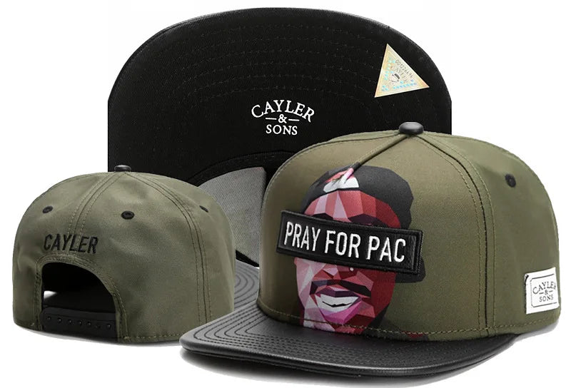 Classic Snapback Hat Cap Hip Hop Style Flat Bill Blank