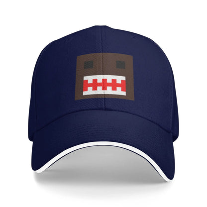 PIXEL Domo Kun Doll Face Sandwich Caps Baseball Caps