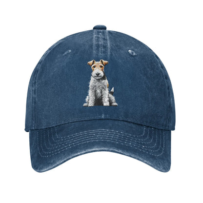 Wire Fox Terrier Casual Baseball Cap