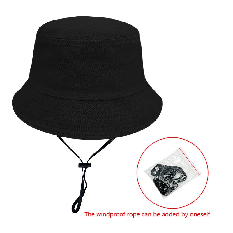 Circumference Fisherman's Hat Female Face Show Small Face Cover Bucket Hat