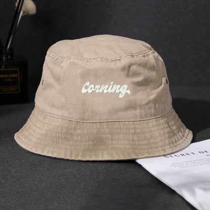 Washed Denim Sun Cap Bucket Hat