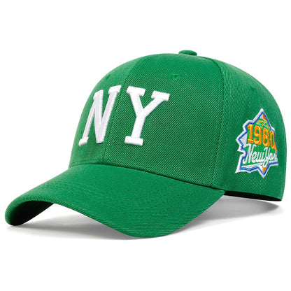 Unisex Letter Embroidery Baseball Caps Spring Autumn Outdoor Sunscreen Hat
