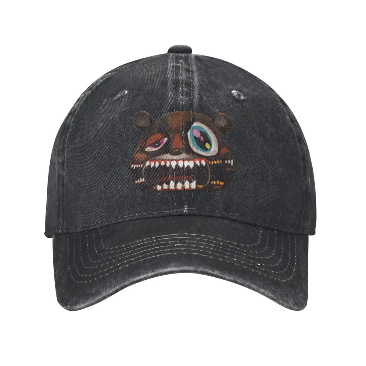 Graduation Bear Rapper Baseball Caps