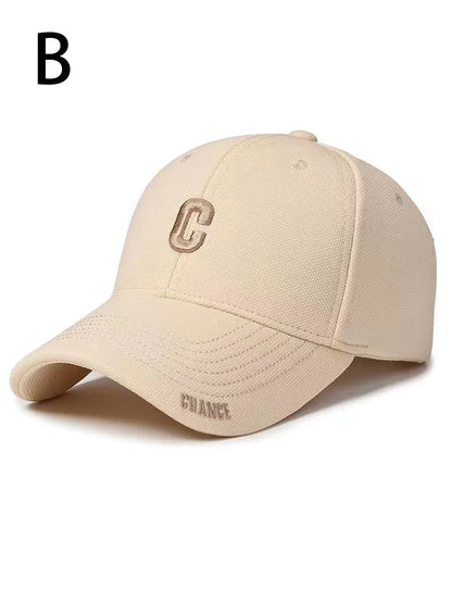 Retro Letter C Cotton Baseball Cap
