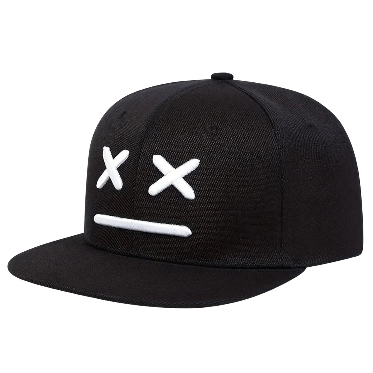 Unisex XX Smiling Face Embroidery Hip-hop Hats Snapback Cap Baseball Caps Sunscreen Hat Sports Cap
