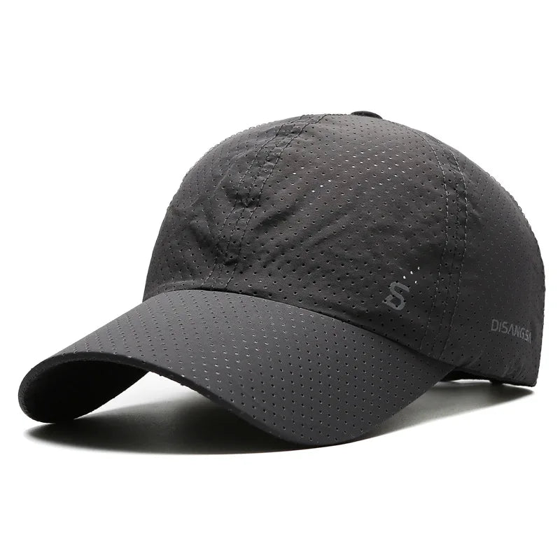 Men Women Mesh Moisture-Waging Quick Dry Baseball Cap