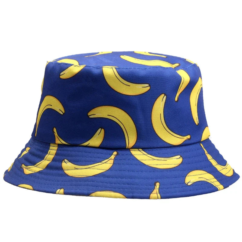 Summer Spring Thin Shade Banana Print Cotton