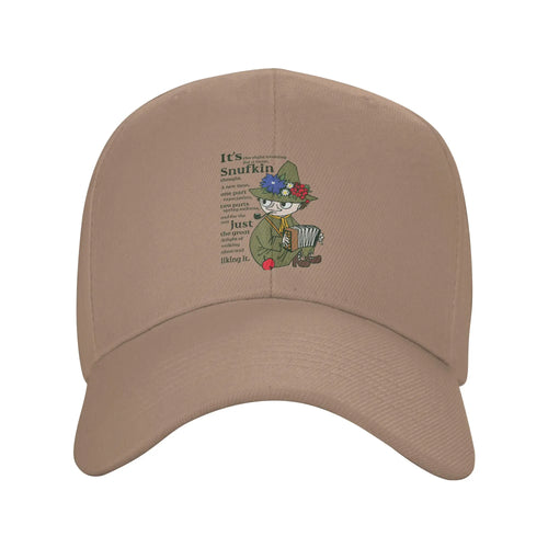 Moominvalley Snufkin Quote Baseball Cap