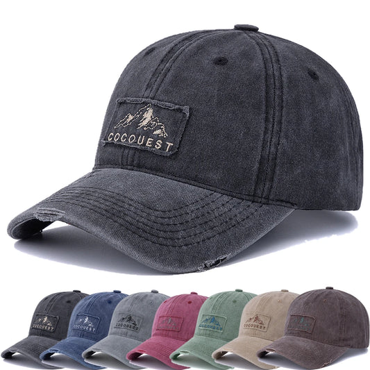 Unisex Washed Cotton Vintage Baseball Cap