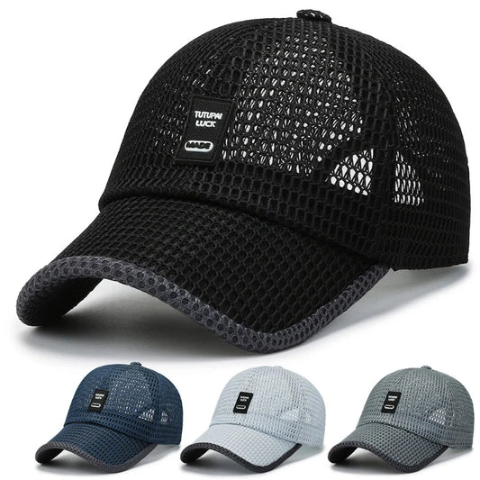 NORTHWOOD Men's Mesh Baseball Cap Breathable Summer Caps Dad Hat