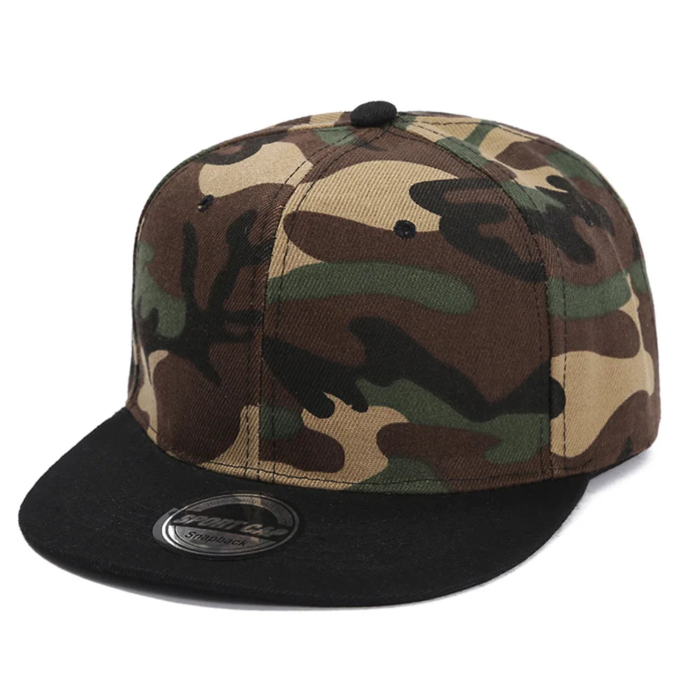Fashion Unisex Baseball Cap Men Women Hip-hop Flat-brimmed Cap Outdoor