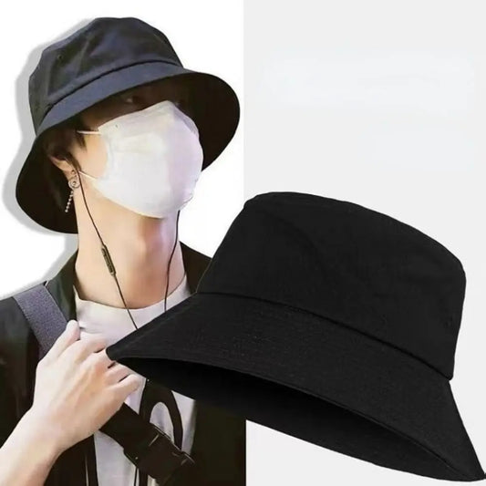 Foldable Double-sided Bucket Hat Summer Sun Hat