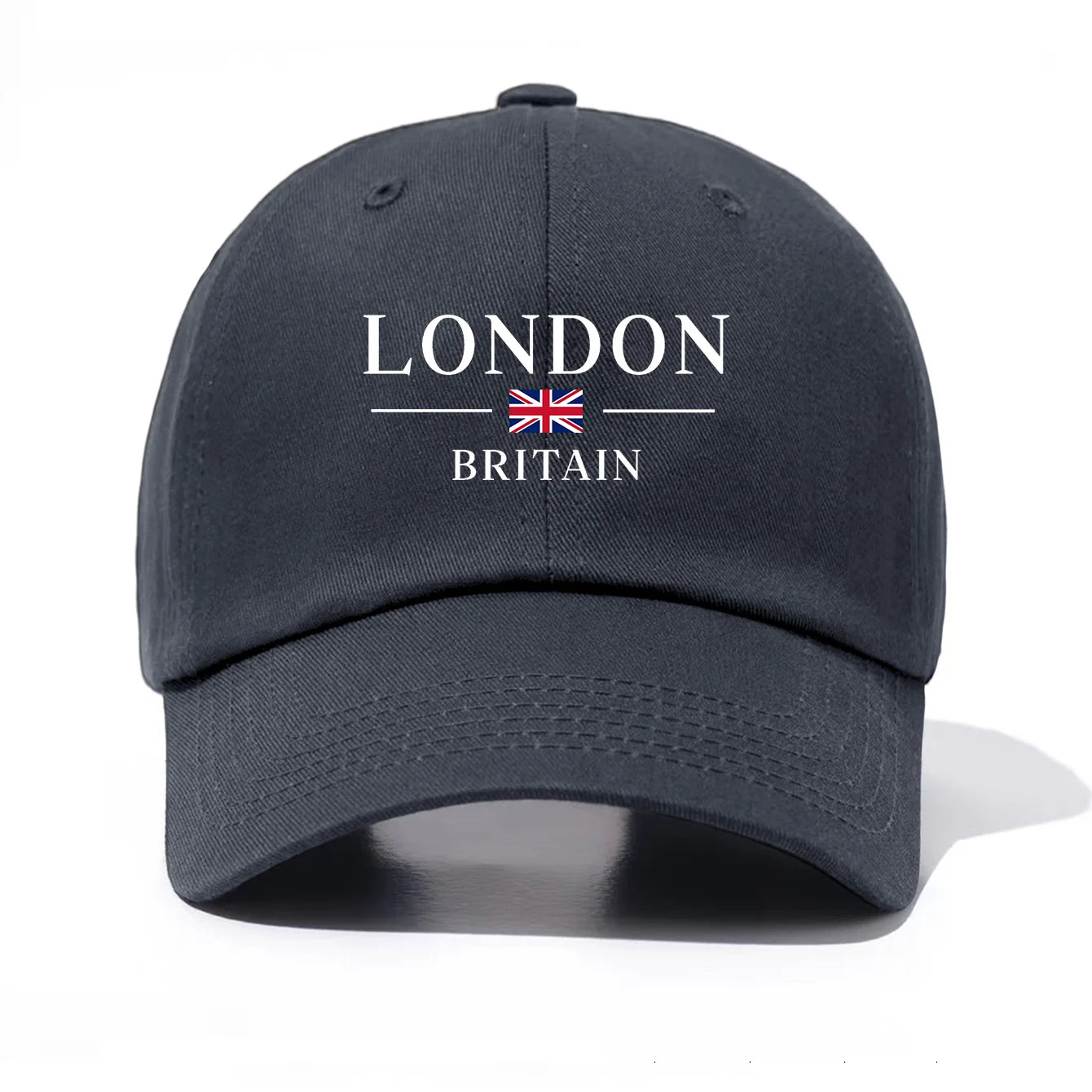 London Print Baseball Cap For Adults