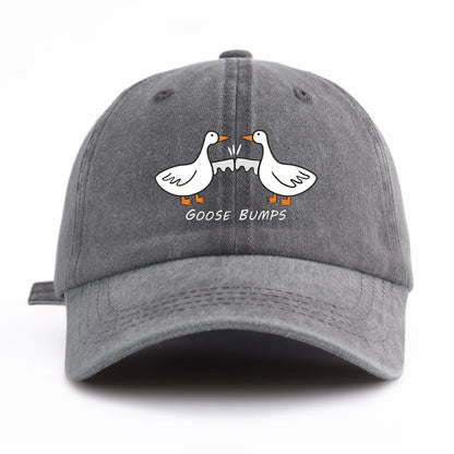 GOOSE BUMP Print Washed Baseball Cap For Adults