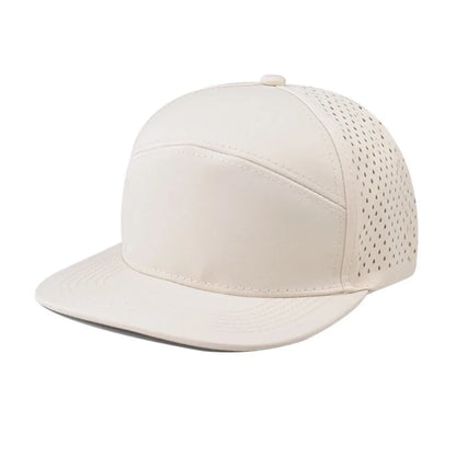 High Quality Solid Color Snapback Cap Adjustable Breathable Hip-Hop Hat Visor Hat Unisex