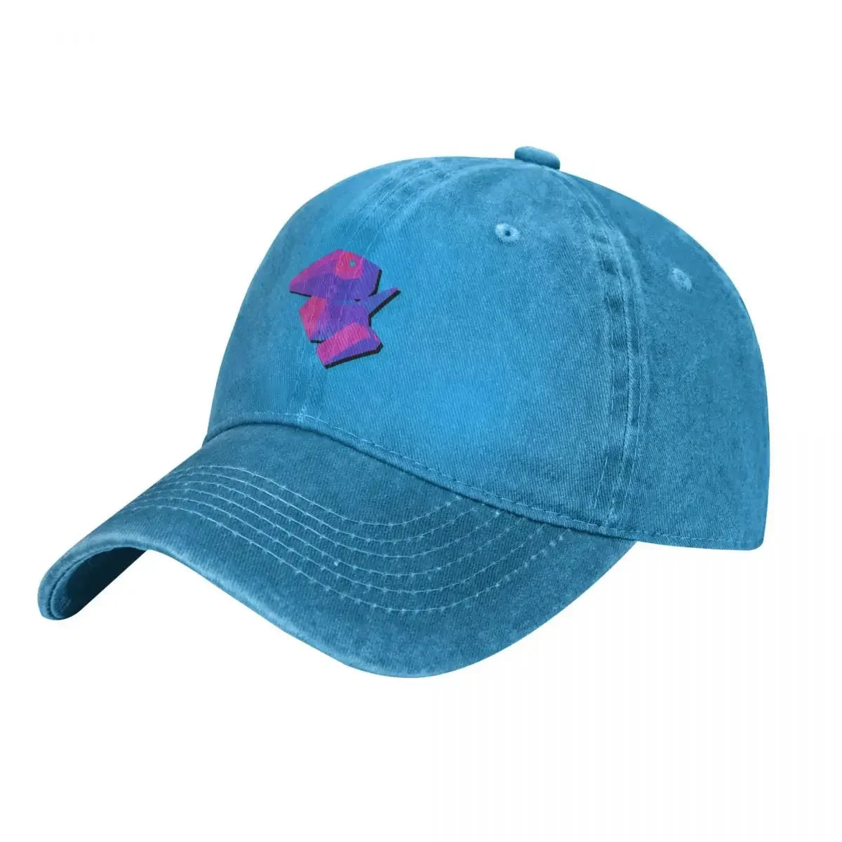 Porygon - Vaporwave - Dark Gray Cowboy Hat Baseball Hat