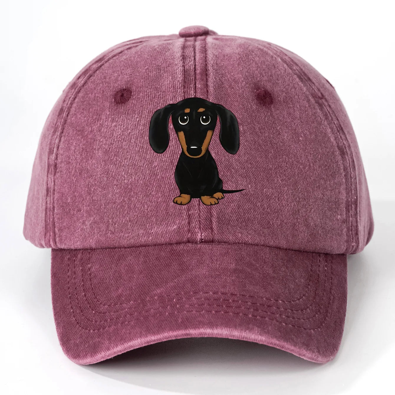 Unisex Dog Embroidery Baseball Cap