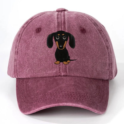 Unisex Dog Embroidery Baseball Cap