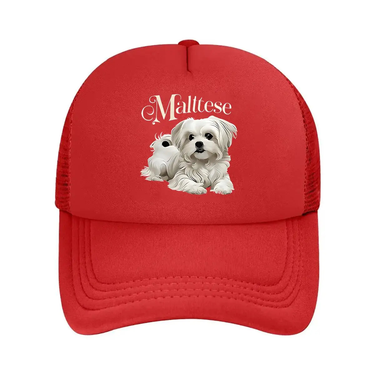 Maltese Dog Pattern Printed  - A Hat for Pet Lovers Baseball Cap