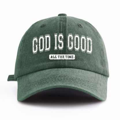 GOD IS GOOD Printed Baseball Hat Simple, Casual, Fashionable