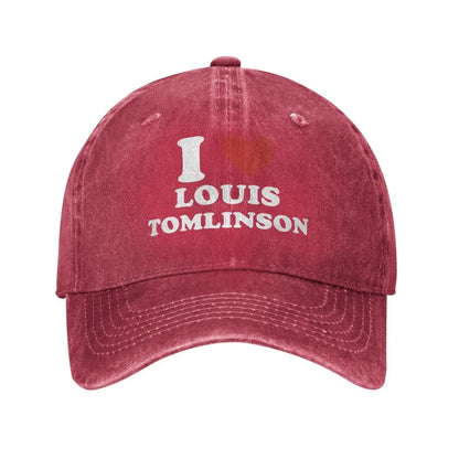 I Love Louis Tomlinsons Casual Baseball Cap For Men