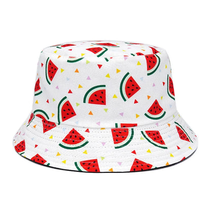 Fashion Print Hip Hop Bucket Hat Summer Men Fisherman Caps