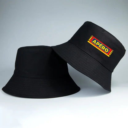 Adult Pastis APERO Bobs Man Reversible Bucket Hat Men Women