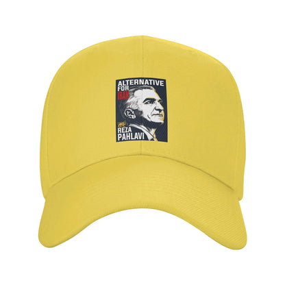 Reza Pahlavi Alternative For Iran Portrait Sun Baseball Cap