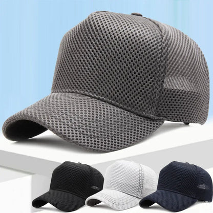 Big Head Plus Size Summer Mesh Baseball Cap