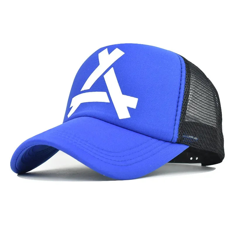 New Unisex A- Letter Printing Baseball Net Caps Hip Hop Cap Spring And Summer