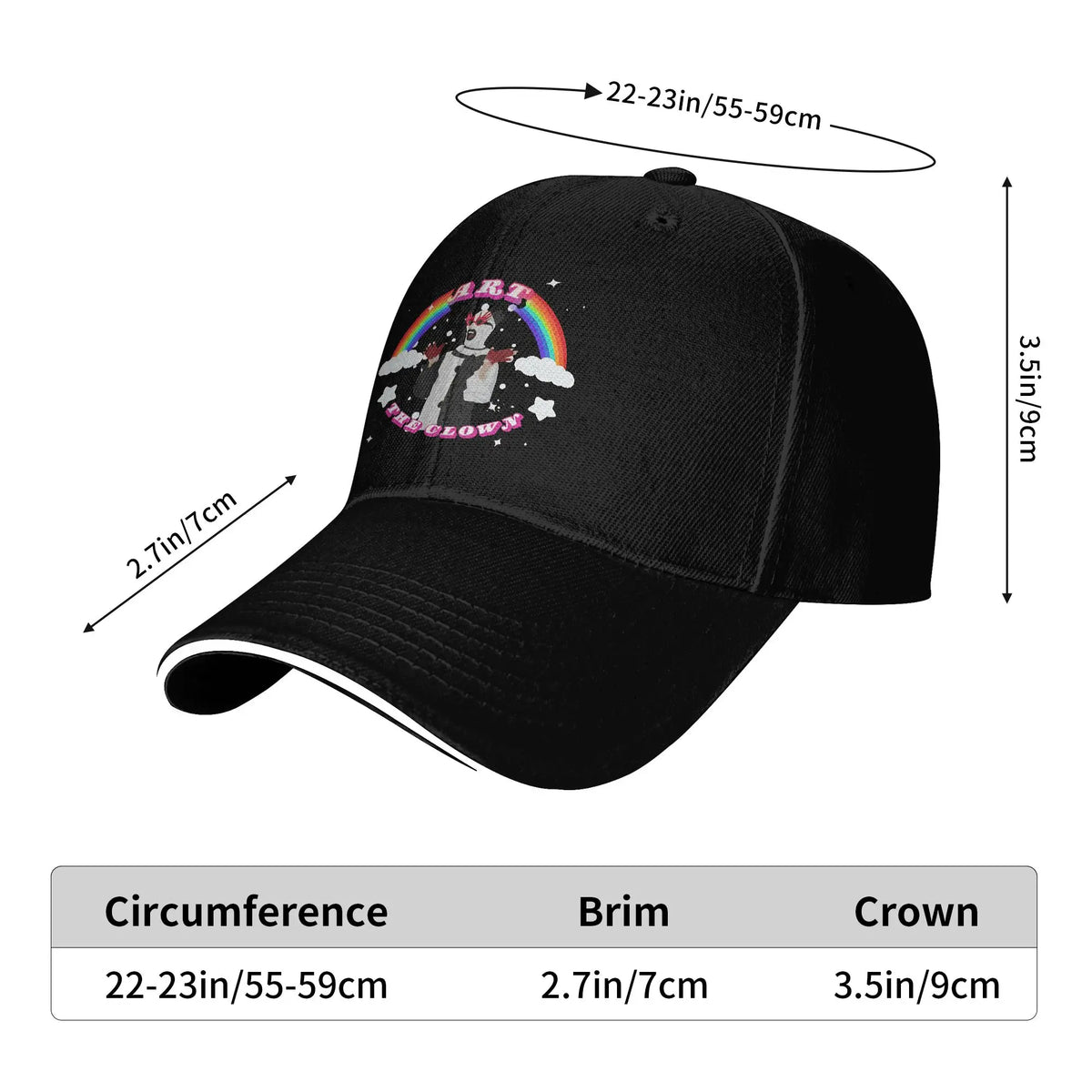 Kunst Der Clown Baseball Cap Terrifier