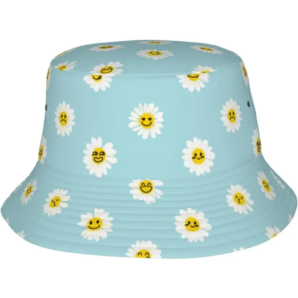 Unisex Printing Bucket Hat Outdoor Gardening Beach Camping Hiking Fishing Caps